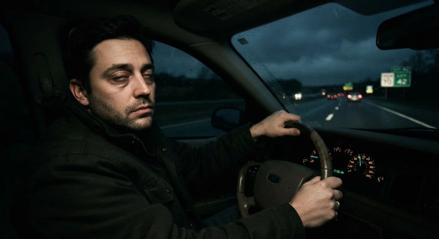Driver Fatigue Feels a Lot Like Drunk Driving