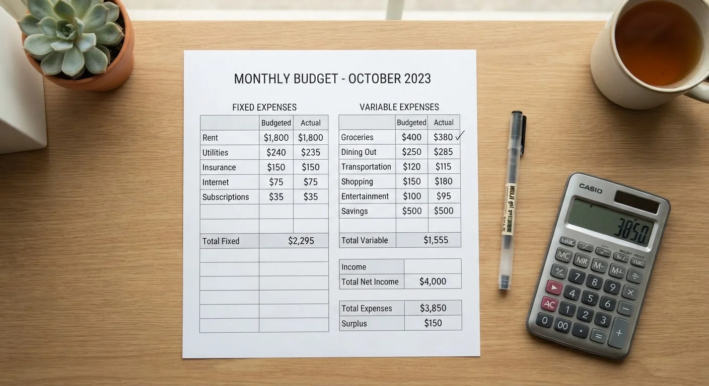 Fixed vs. Variable Expenses: Knowing the Difference Changes How You Budget