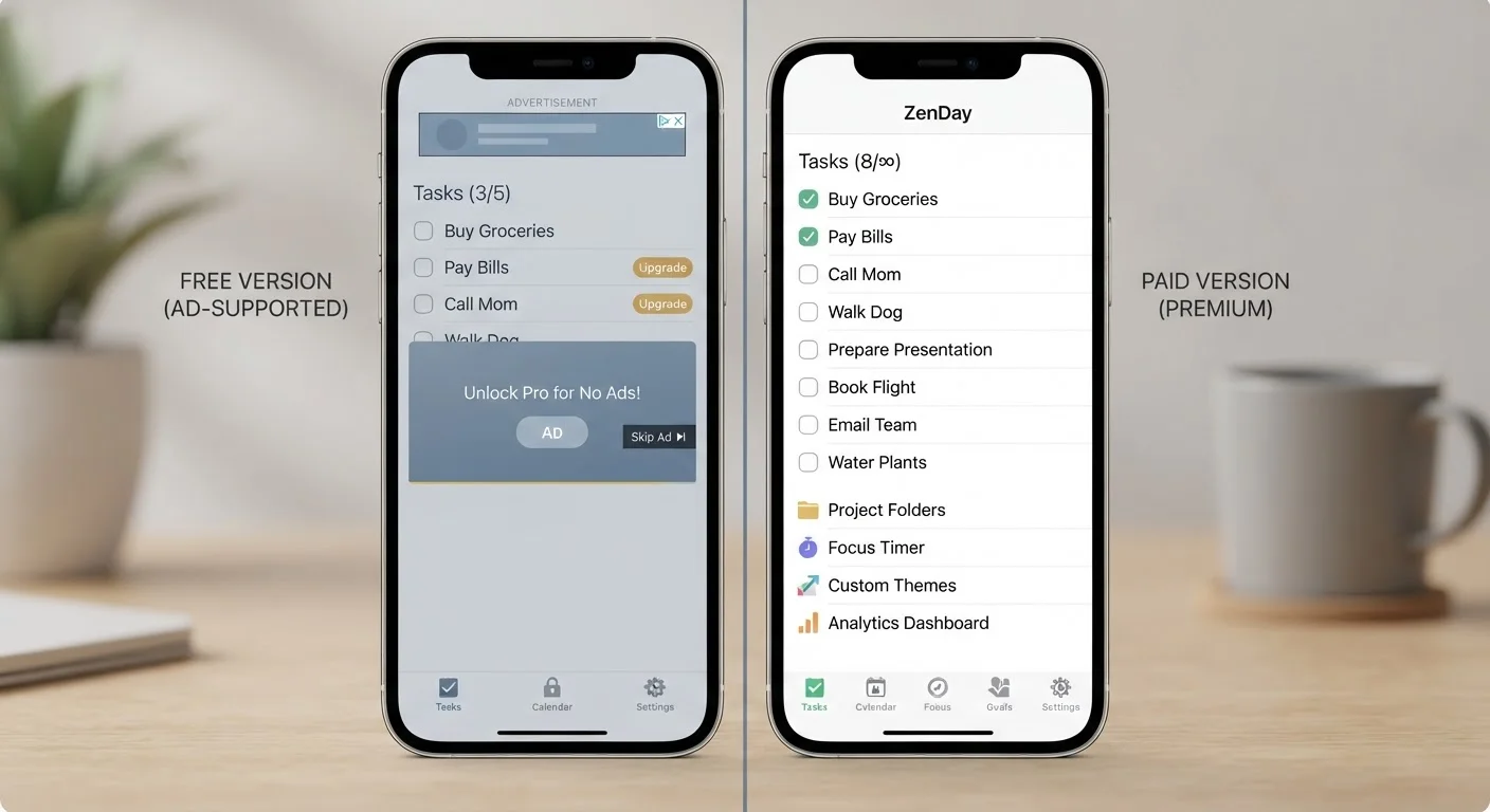 Free vs. Paid App Versions: How to Decide What's Worth It