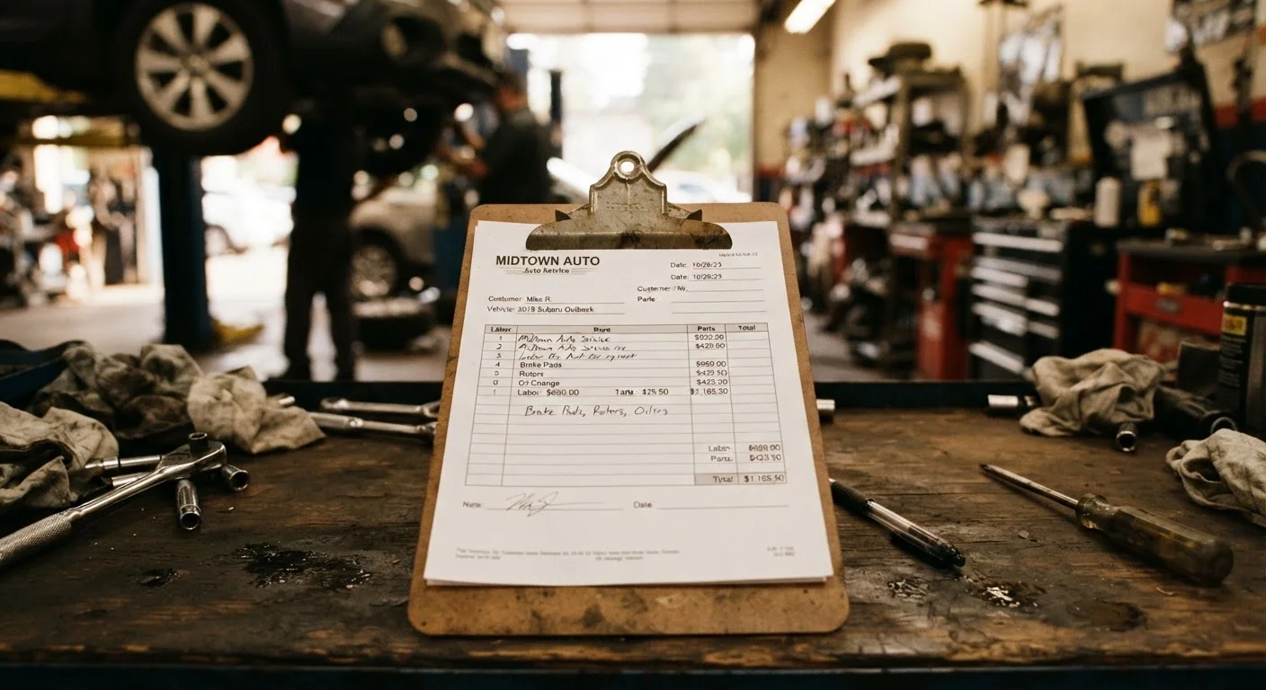 How to Read a Mechanic's Estimate Without Getting Lost in the Jargon