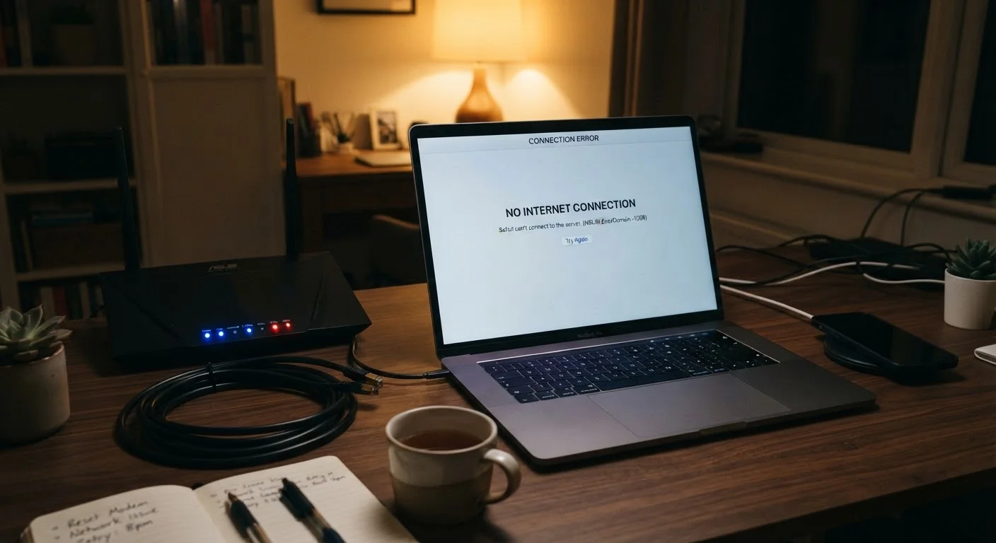 Network Troubleshooting Checklist for When the Internet Goes Down
