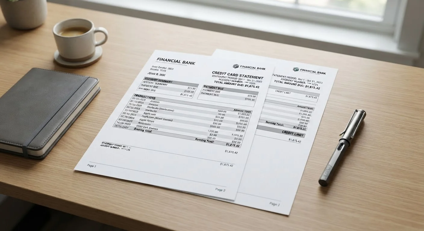 The Anatomy of a Credit Card Statement